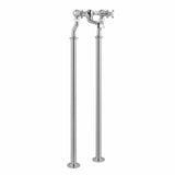 JTP Freestanding Bath Filler Chrome JTP Grosvenor Cross Freestanding Bath Shower Filler