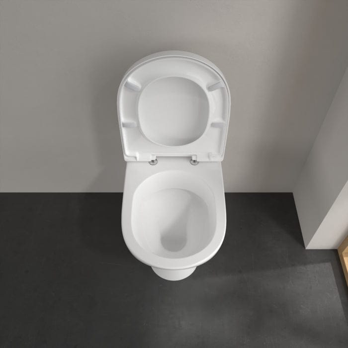 Villeroy & Boch Back to Wall Toilet Villeroy & Boch O.novo Back to Wall Toilet with Soft Close Seat