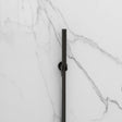 Imex Shower Handset Matt Black Imex Arco Pencil Shower Handset With Smooth Hose & Wall Outlet Elbow