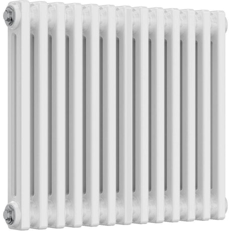Aquarius Bathrooms Column Radiator 500mm x 605mm Aquarius Foundry Horizontal 2 Column Radiator in White