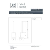 JTP Toilet Roll Holder JTP HIX Toilet Brush and Holder