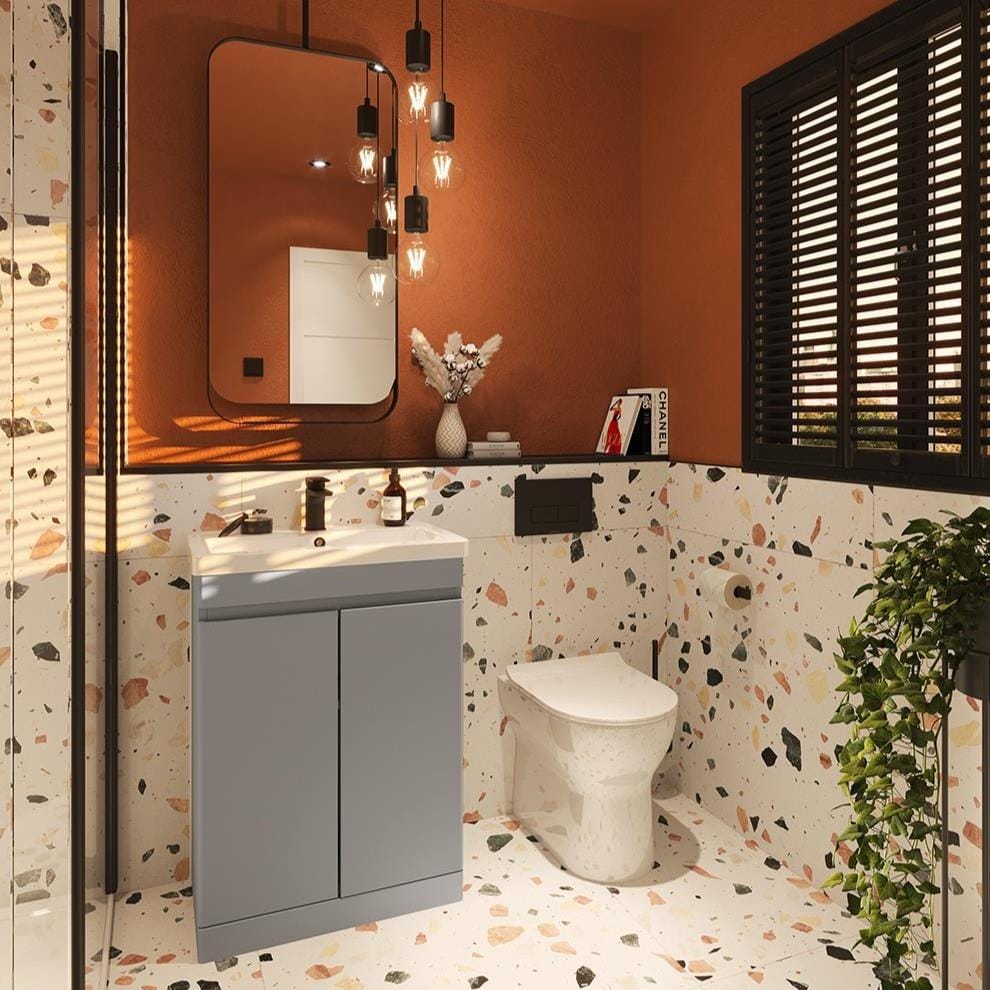 Saneux Back To Wall Toilet Saneux Air Back to Wall Rimless Toilet with Soft Close Seat