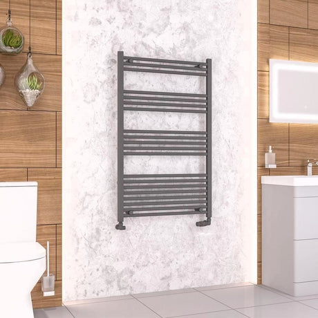 Eastbrook Wendover Straight Heated Towel Rail in Anthracite