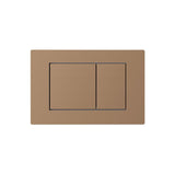 Imex Flush Plate Brushed Bronze Imex Square Button Stainless Steel Flush Plate (for IMFF01 & IMCC0 Cisterns)
