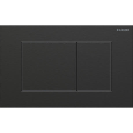 Geberit Flush Plate Brushed Black Chrome Geberit Sigma Square Stainless Steel Flush Plate
