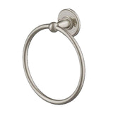 Burlington Towel Rails and Rings Brushed Nickel Burlington Traditional Towel Ring