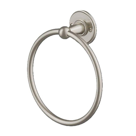 Burlington Towel Rails and Rings Brushed Nickel Burlington Traditional Towel Ring
