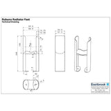 Eastbrook Radiator Feet Eastbrook Rubano Radiator Feet (Pair)