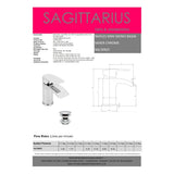 Sagittarius Naples Cloakroom Basin Mixer Tap in Chrome