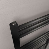Eastbrook Ladder Rail Eastbrook Wendover Straight Heated Towel Rail in Brushed Gunmetal