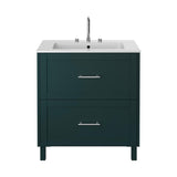 Heritage Floor Standing Vanity Unit Classic Green / 0 Heritage Lynton 800mm Floor Standing Unit with Basin