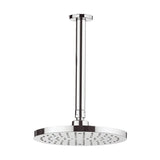 Crosswater Fixed Shower Head Crosswater Fusion Round Fixed Shower Head with Ceiling Arm