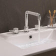 Crosswater 3 Tap Hole Basin Set Crosswater MPRO Industrial 3 Hole Deck Mounted Basin mixer Tap in Chrome