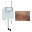 Crosswater Concealed Cistern MPRO Plate in Brushed Bronze Crosswater Dual Flush Slimline Concealed Cistern Set with Flush Plate  - 508 x 80 x  550mm