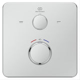 Ideal Standard Concealed Shower Valve Ideal Standard Ceratherm C25 2 Outlet Square Concealed Valve Trim-set