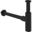 Villeroy and Boch Bottle Trap Matt Black Villeroy & Boch Universal Round Basin Bottle Trap