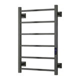 Reina Designer Towel Radiator 800 x 500mm / Gun Metal Reina Velino Dry Electric Designer Towel Radiator