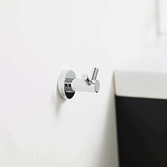 Miller Robe Hook Miller Bond Double Hook in Chrome