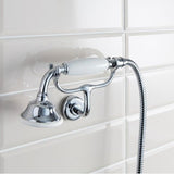 Crosswater Belgravia Thermostatic Shower Valve with Fixed Shower Head and Cradle in Chrome