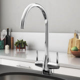 Aquarius Kitchen Tap Chrome Aquarius TrueCook - Series 15 - Two Handle - Kitchen Mixer Tap