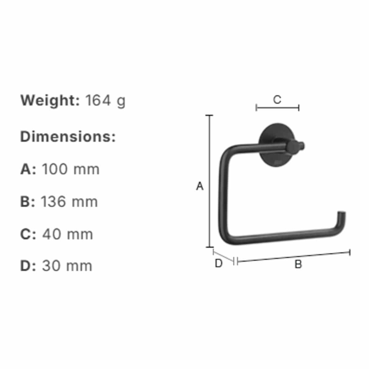 Smedbo Towel Rails and Rings Smedbo Beslagsboden Round Self-Adhesive Swivel Toilet Roll Holder
