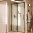 Crosswater Sliding Shower Door Chrome / 2000 x 1200 Crosswater Asura 8mm Sliding Shower Door