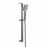 JTP Shower Riser Rail Brushed Black JTP HIX Shower Slide Rail with Handset and Hose