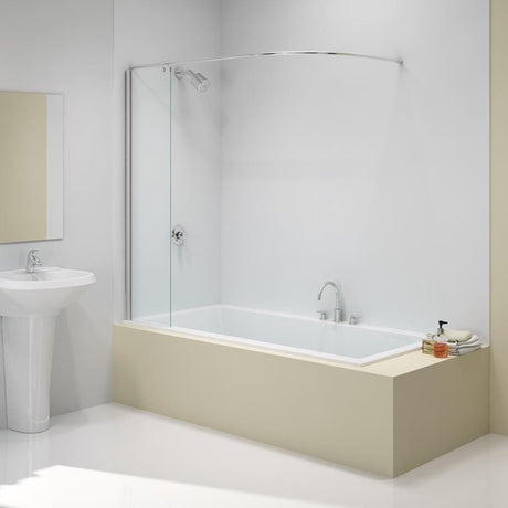 Merlyn Bath Screen Merlyn Curved Curtain Rail with Bath Screen