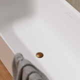 Crosswater Bath Waste Brushed Bronze Crosswater Slotted Click Clack Freestanding Bath Waste
