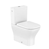 Roca Close Coupled Toilet Roca Optica Compact Close Coupled Back to Wall Rimless Toilet with Soft Close Seat