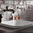 Crosswater Semi-Recessed Basin Crosswater Union Semi Recessed Basin with Overflow 450 x 350mm in White
