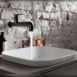 Crosswater Semi-Recessed Basin Crosswater Union Semi Recessed Basin with Overflow 450 x 350mm in White