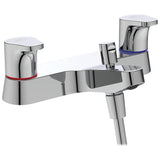 Ideal Standard Bath Filler Tap Ideal Standard Cerabase Dual Control Bath Filler Tap with Shower Set in Chrome