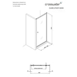 Crosswater Pivot Shower Door Crosswater Clear 6 Pivot Shower Door