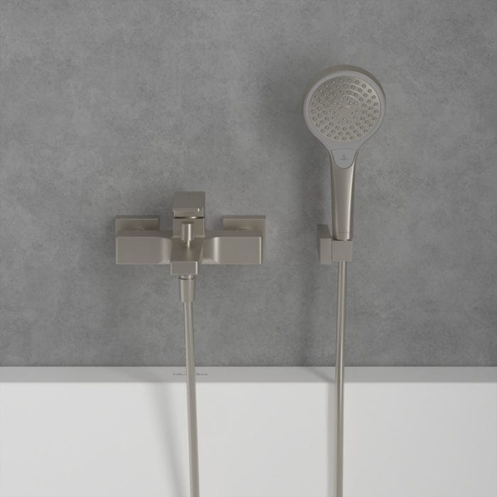 Villeroy & Boch Bath Shower Mixer Villeroy & Boch Architectura Square Wall Mounted Bath and Shower Mixer Tap