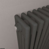 Eastbrook Rivassa Traditional 4 Column Radiator in Matt Anthracite