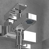 Villeroy & Boch Bath Shower Mixer Villeroy & Boch Architectura Square Wall Mounted Bath and Shower Mixer Tap