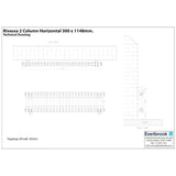 Eastbrook Rivassa Traditional 2 Column Radiator in Gloss White