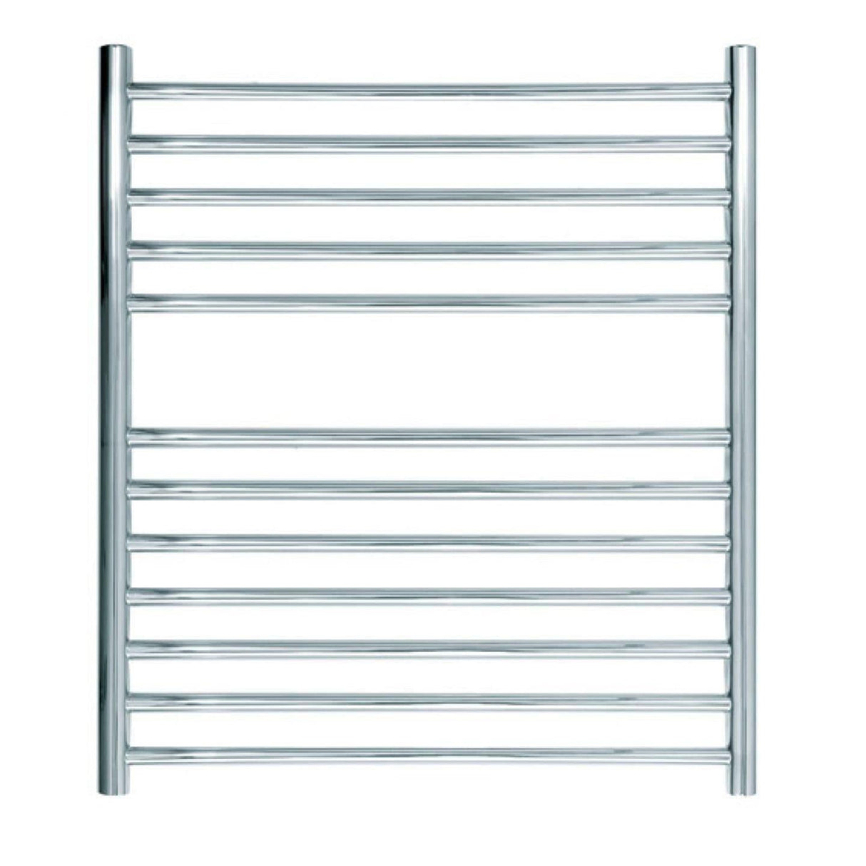 JIS Ladder Rail 700 x 620mm / Polished Chrome / Central Heating JIS Sussex Ouse Vertical Stainless Steel Heated Towel Rail