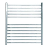 JIS Ladder Rail 700 x 620mm / Polished Chrome / Central Heating JIS Sussex Ouse Vertical Stainless Steel Heated Towel Rail