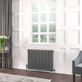 Eastbrook Rivassa Traditional 3 Column Radiator in Matt Anthracite
