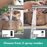 Hansgrohe Kitchen Tap Hansgrohe Zesis M33 Single Lever Kitchen Mixer Tap 160 with Pull-Out Spray