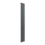 Reina Panel Radiator 1600 x 218mm / Anthracite Reina Flat Vertical Single Panel Radiator