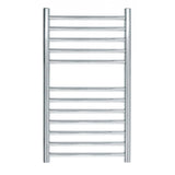 JIS Ladder Rail 700 x 400mm / Polished Chrome / Central Heating JIS Sussex Ouse Vertical Stainless Steel Heated Towel Rail