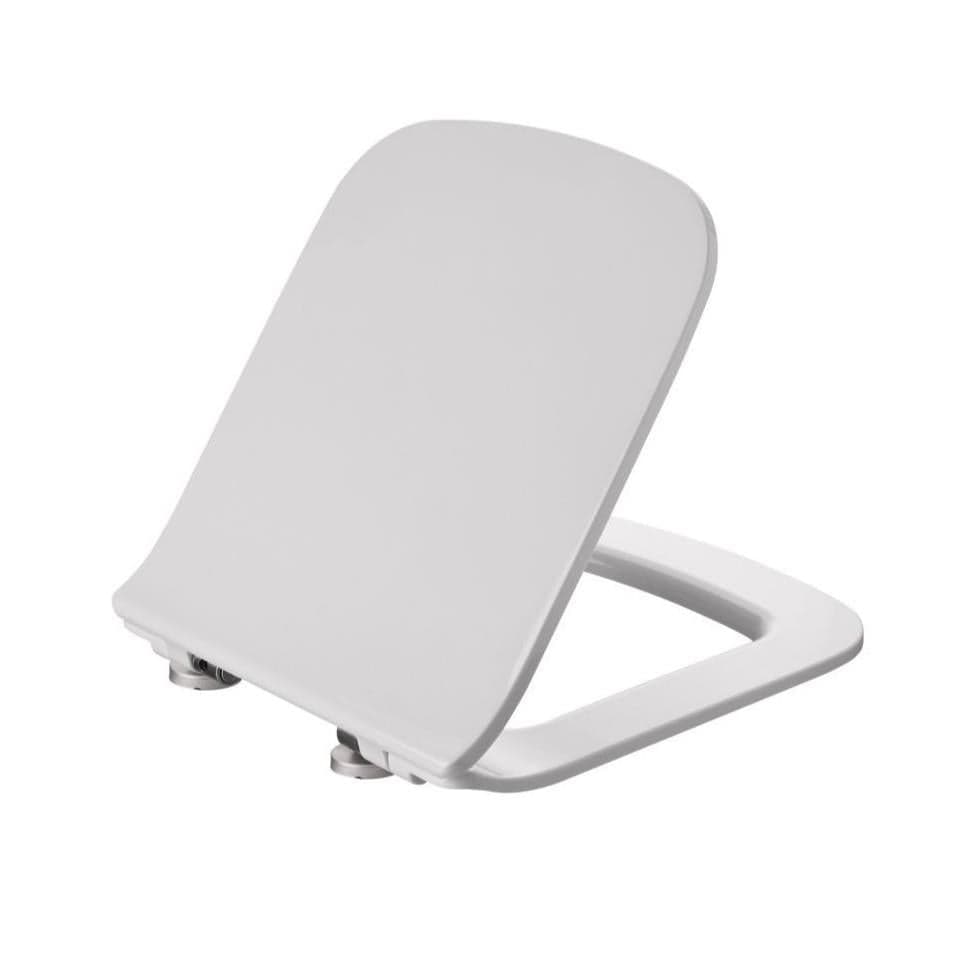 Aquarius Bathrooms Close Coupled Toilet Aquarius Sequoia Fully Shrouded Short Projection Close Coupled Toilet with Slimline Soft Close Seat