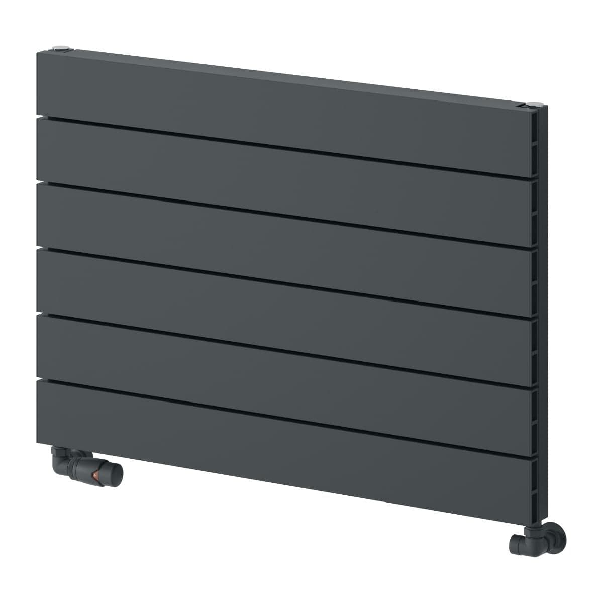 Reina Panel Radiator 565 x 800mm / Anthracite Reina Rienza Central Heating Designer Radiator