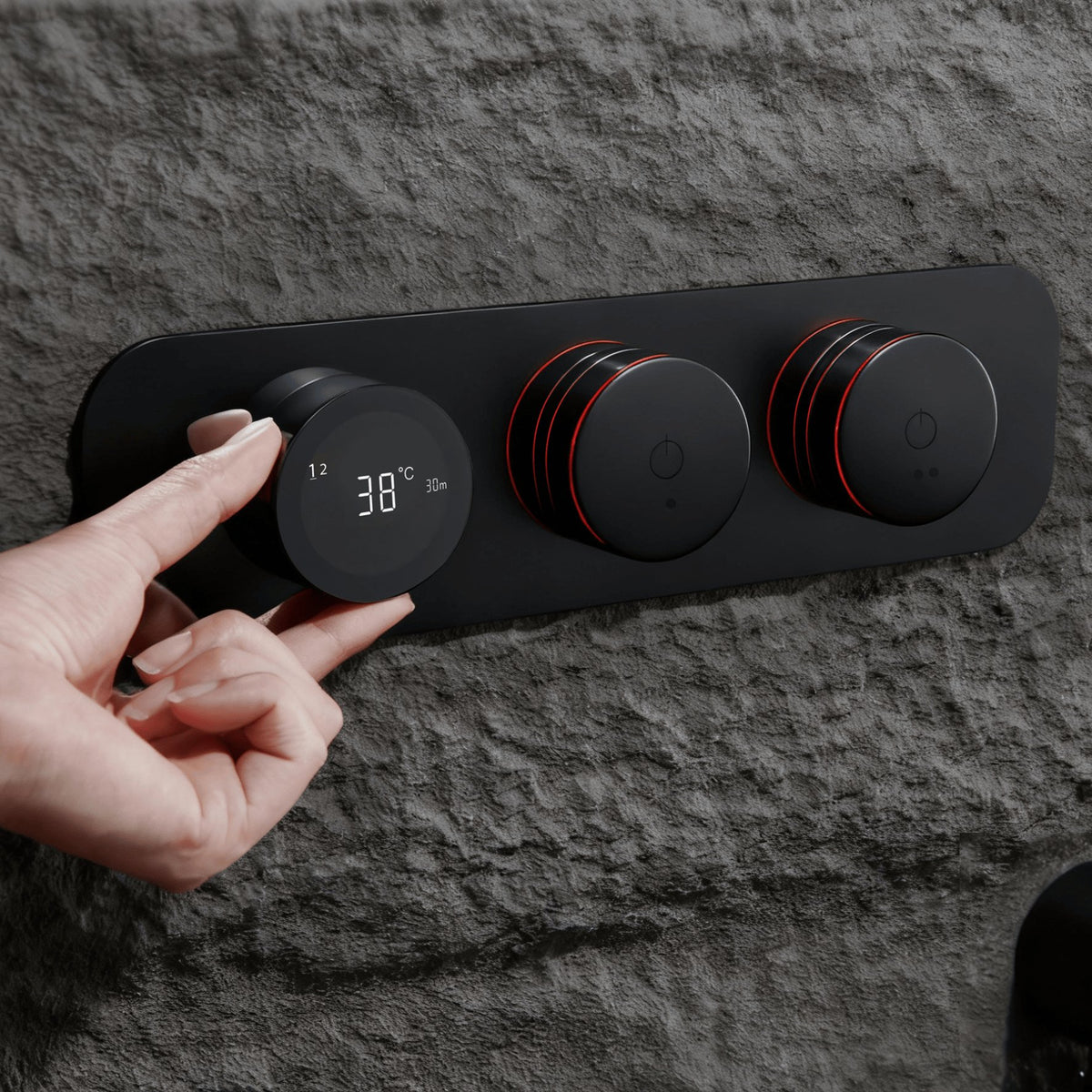 TED Concealed Shower Valve TED Venn 2 Outlet Concealed Digital Shower Valve