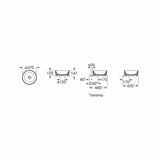 Roca Countertop Basin Roca Ona 370mm Round Fineceramic® Countertop Basin