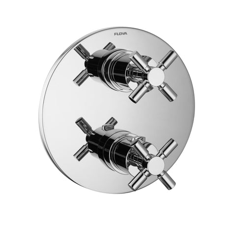 Flova Concealed Shower Valve Flova XL 1, 2 or 3 Outlet SlimBOX Finishing Set in Diamond Chrome