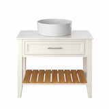 Heritage Floor Standing Vanity Unit Chantilly Heritage Broughton 800mm Washstand, Worktop and Basin Bundle